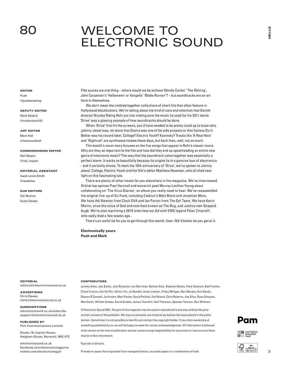 Electronic Sound Preview Pages