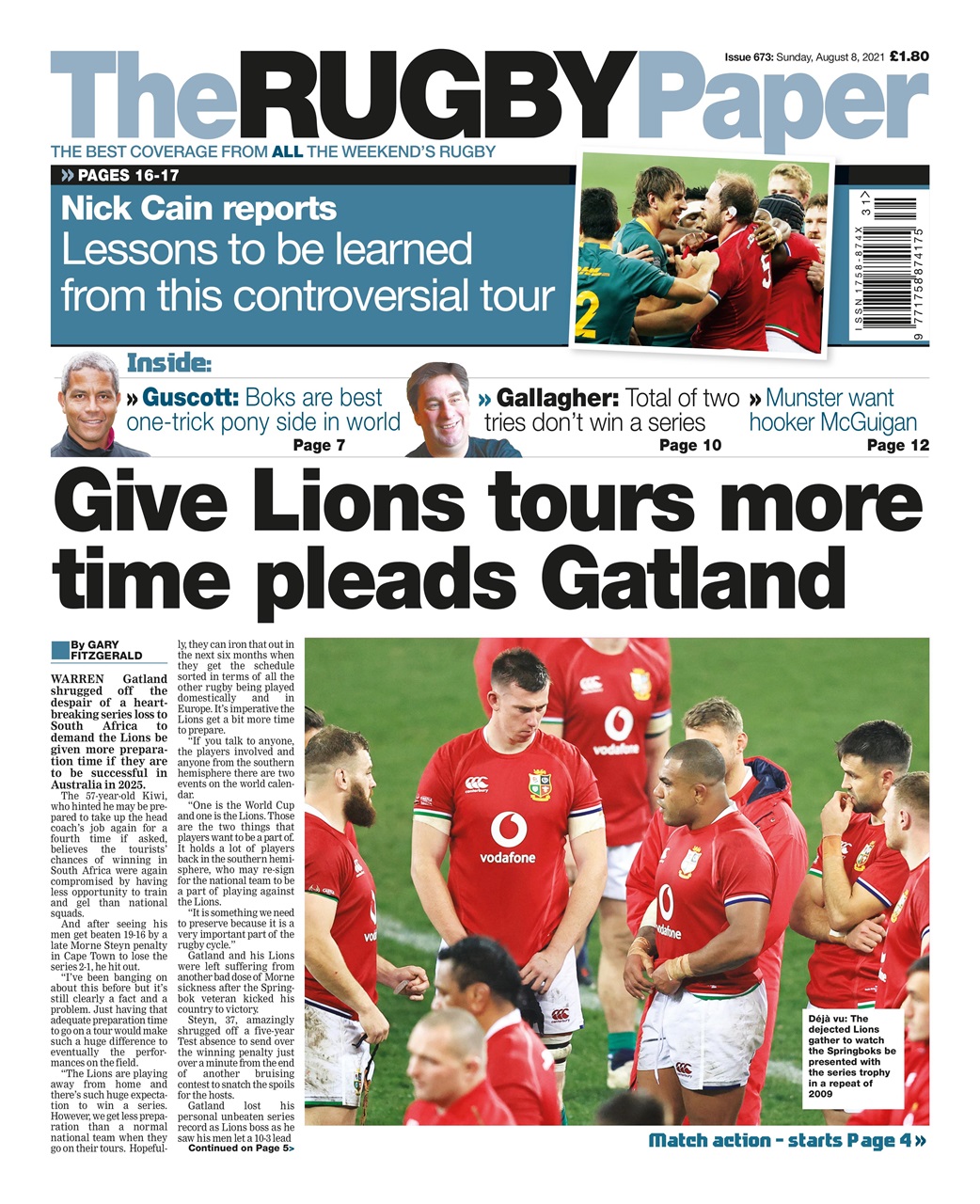The Rugby Paper Preview Pages