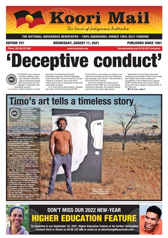 Koori Mail issue August 11, 2021
