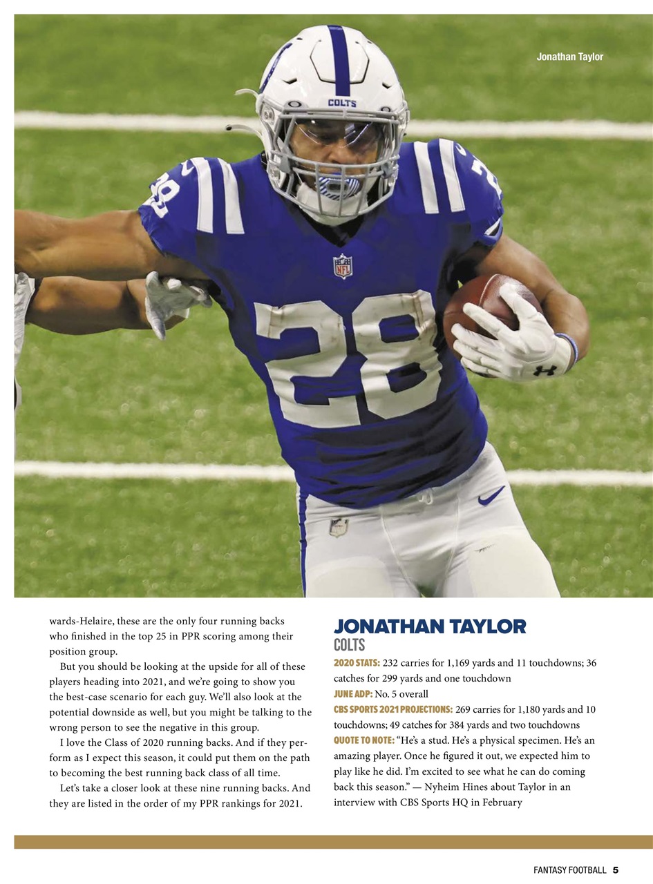 Beckett Football Magazine Preview Pages