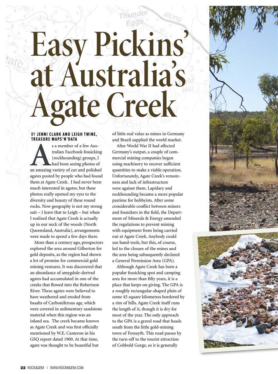 Rock&Gem Magazine Preview Pages