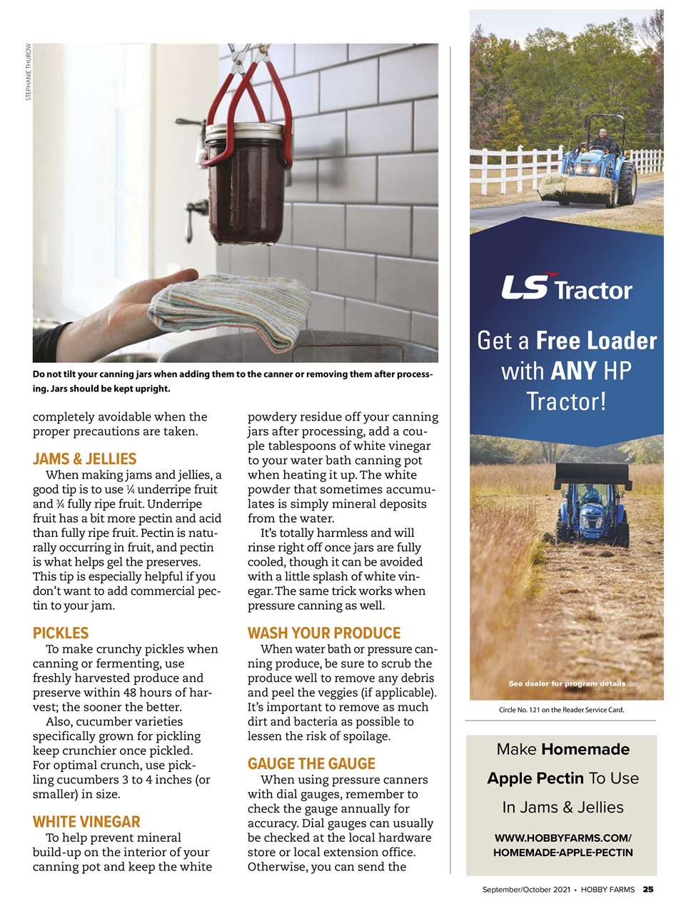 Hobby Farms Magazine Preview Pages