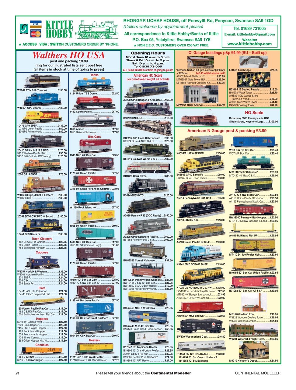 Continental Modeller Preview Pages