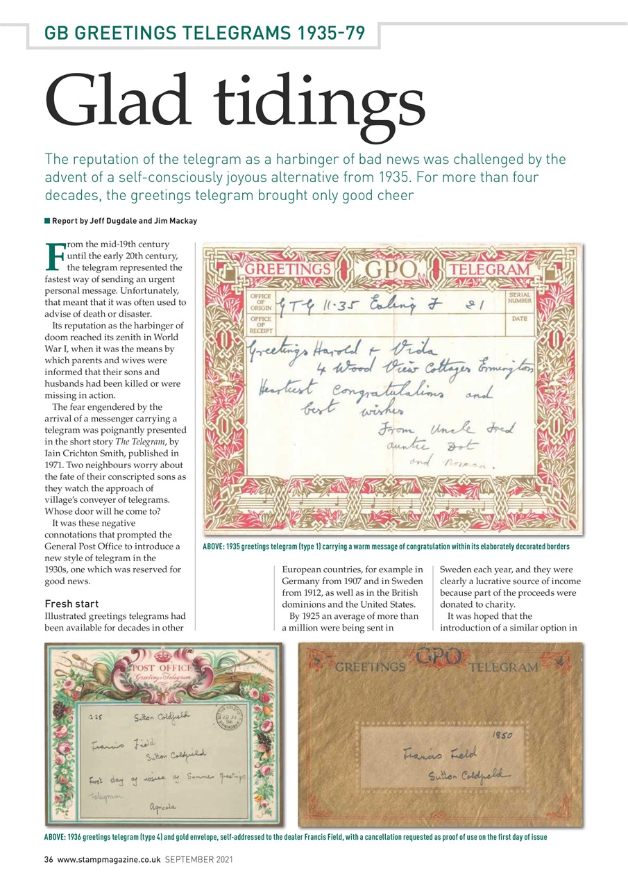 Stamp Magazine Preview Pages