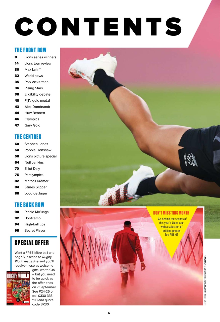Rugby World Preview Pages