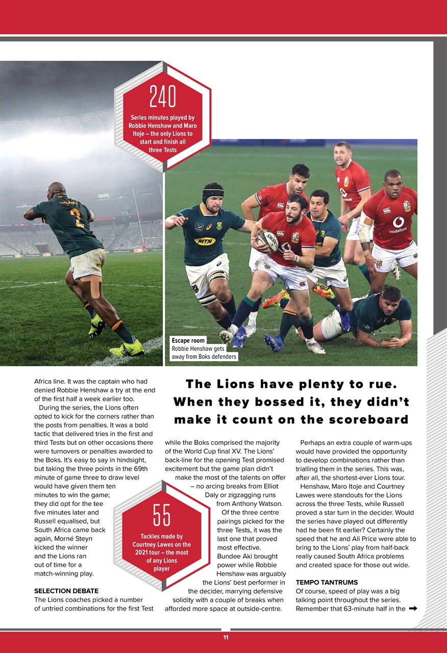 Rugby World Preview Pages