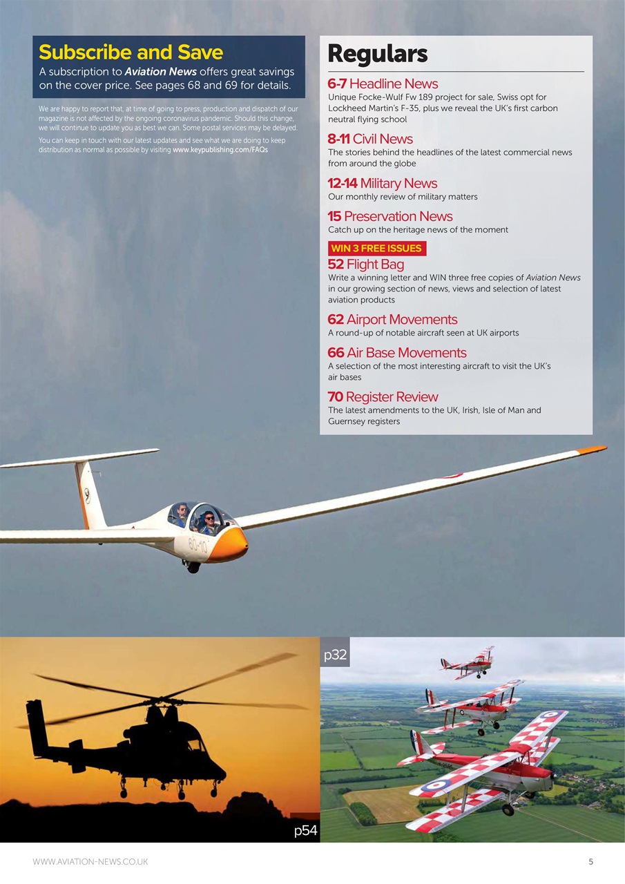 Aviation News Preview Pages