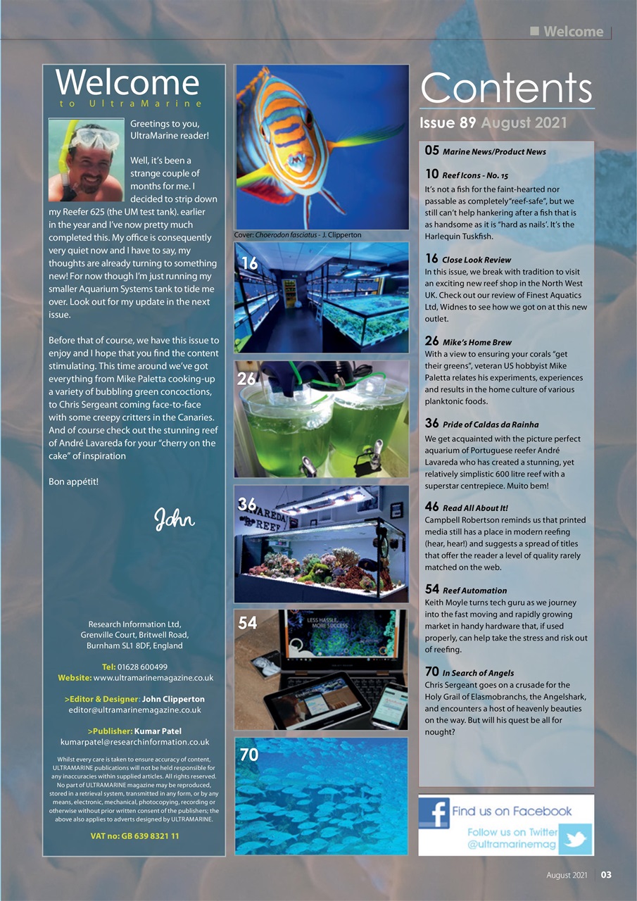 UltraMarine Magazine Preview Pages