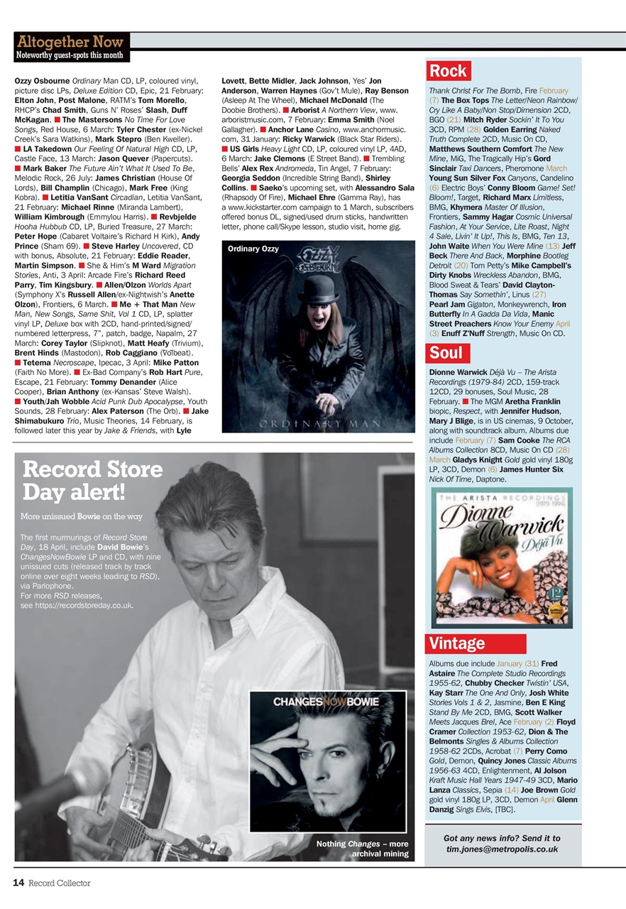 Record Collector Preview Pages