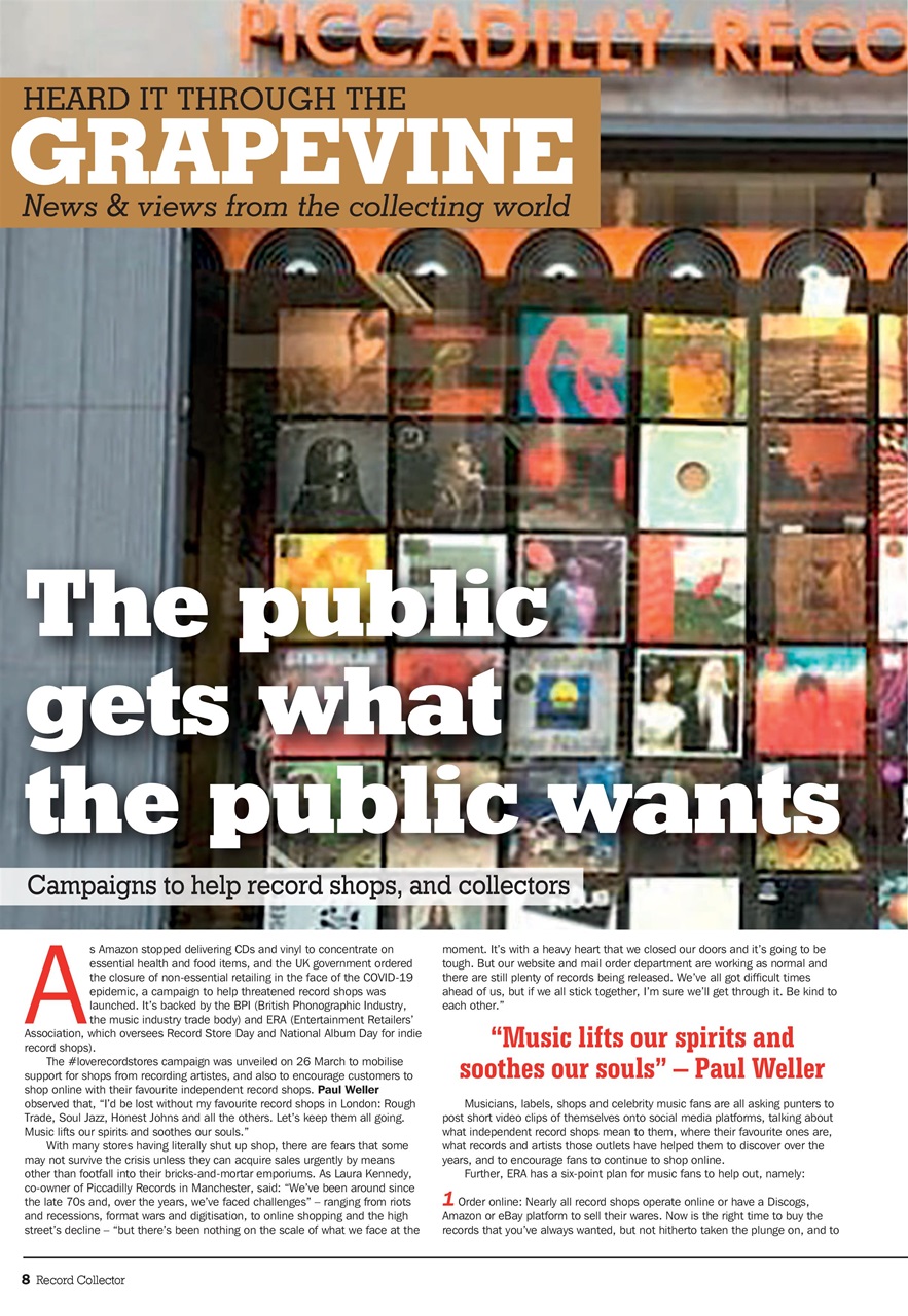 Record Collector Preview Pages