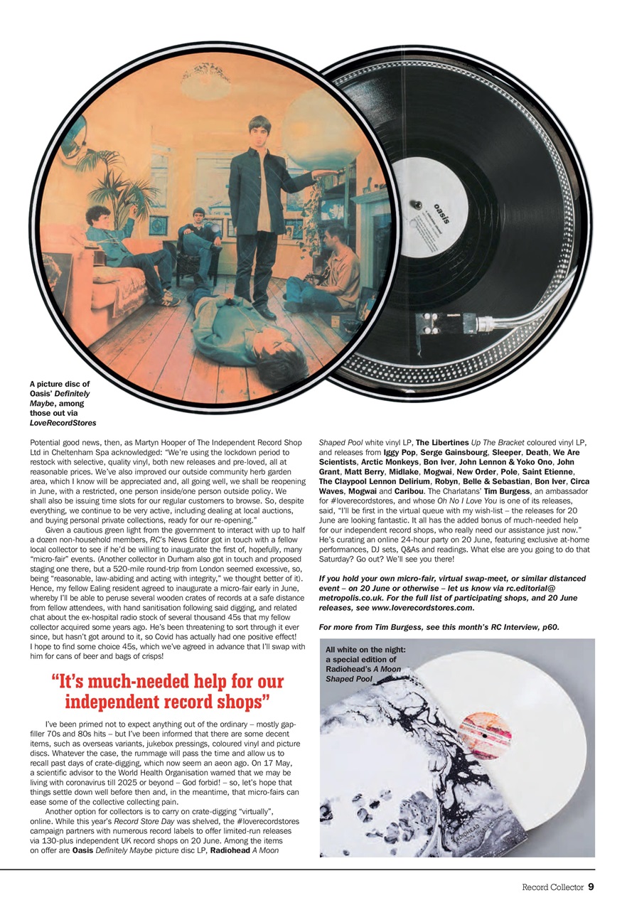 Record Collector Preview Pages