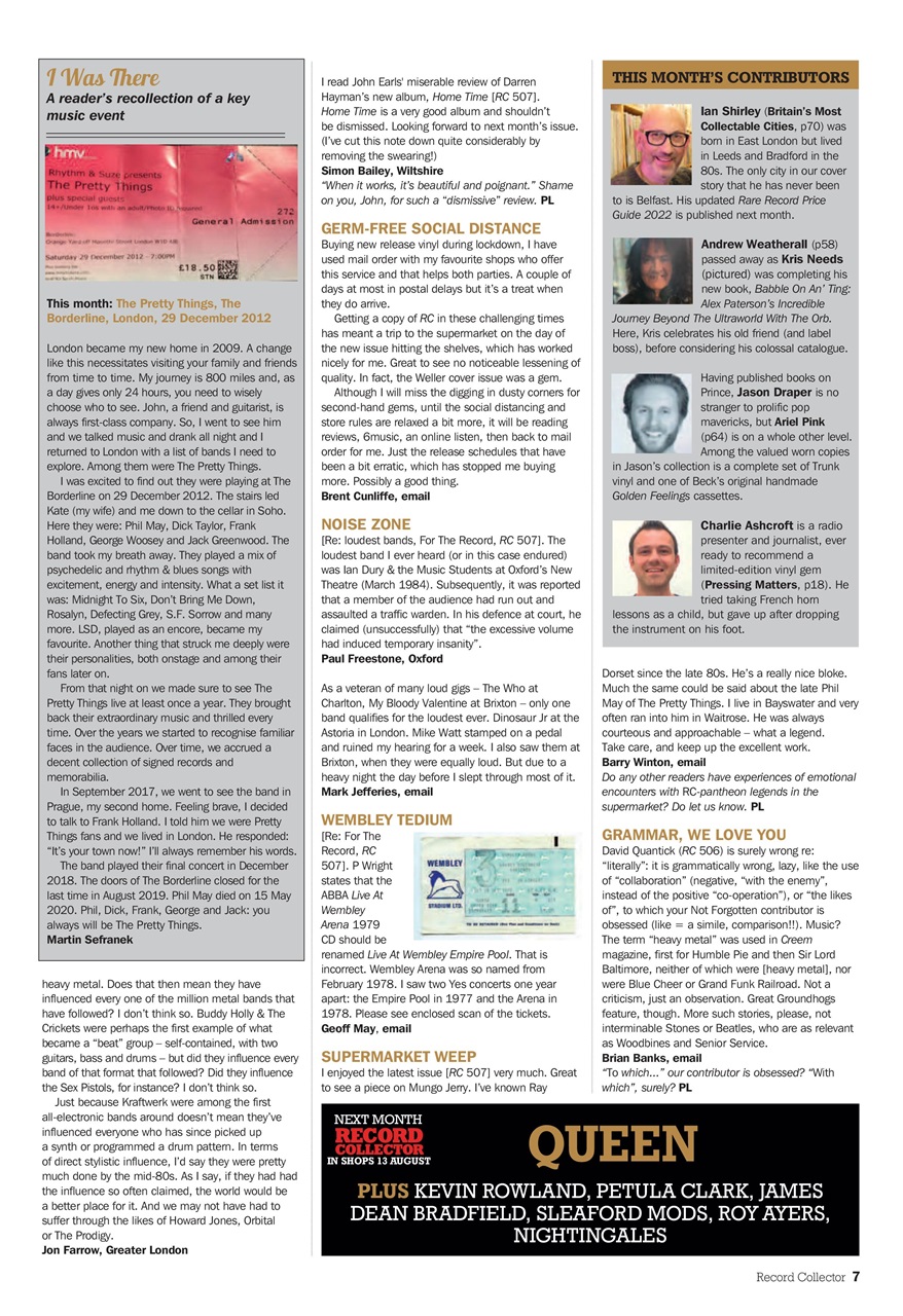 Record Collector Preview Pages