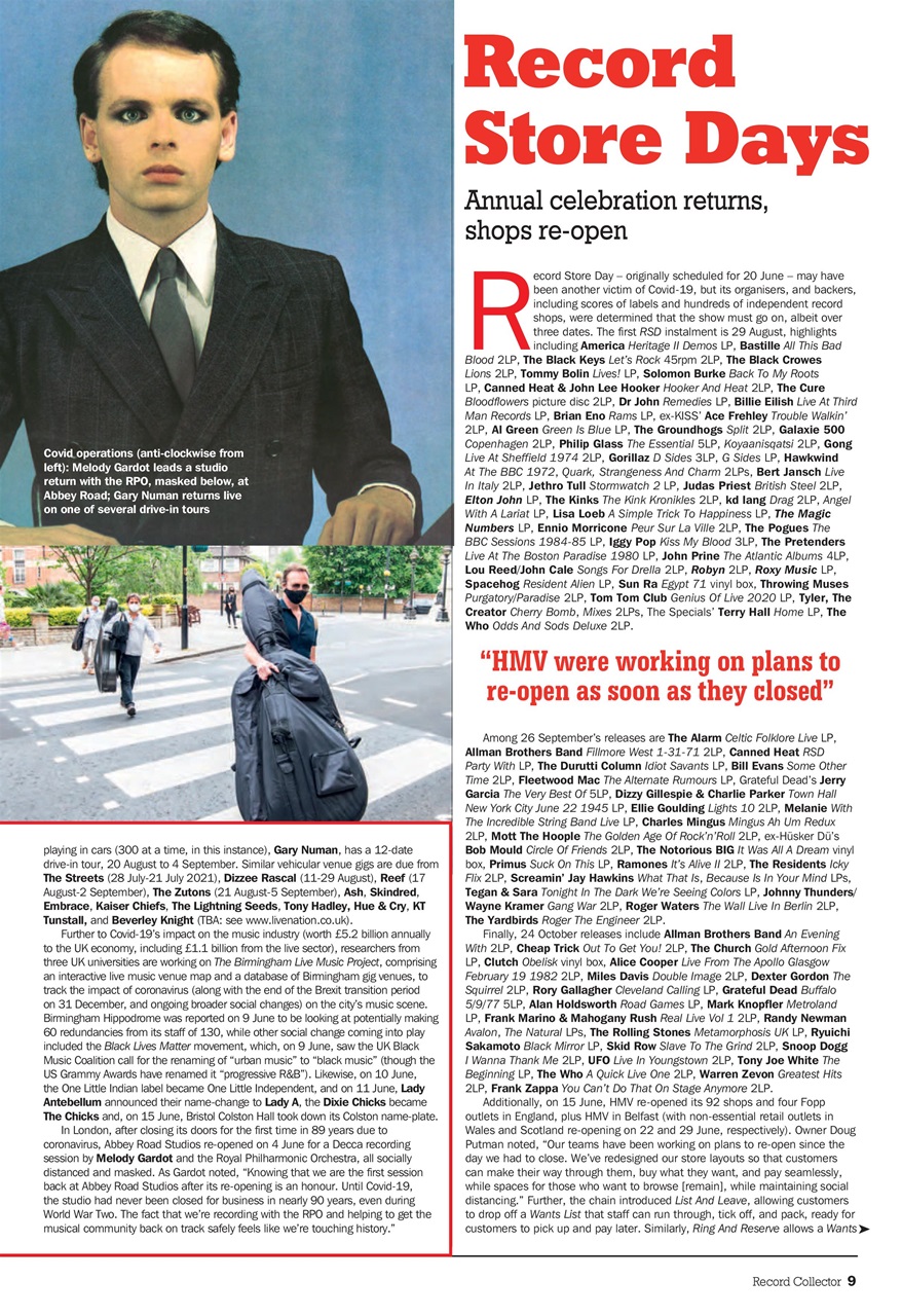 Record Collector Preview Pages