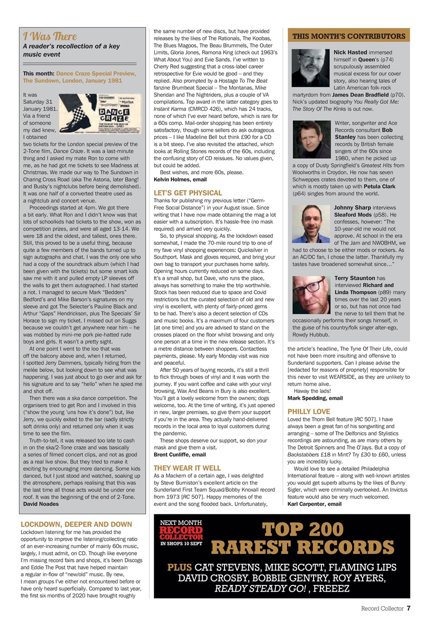 Record Collector Preview Pages