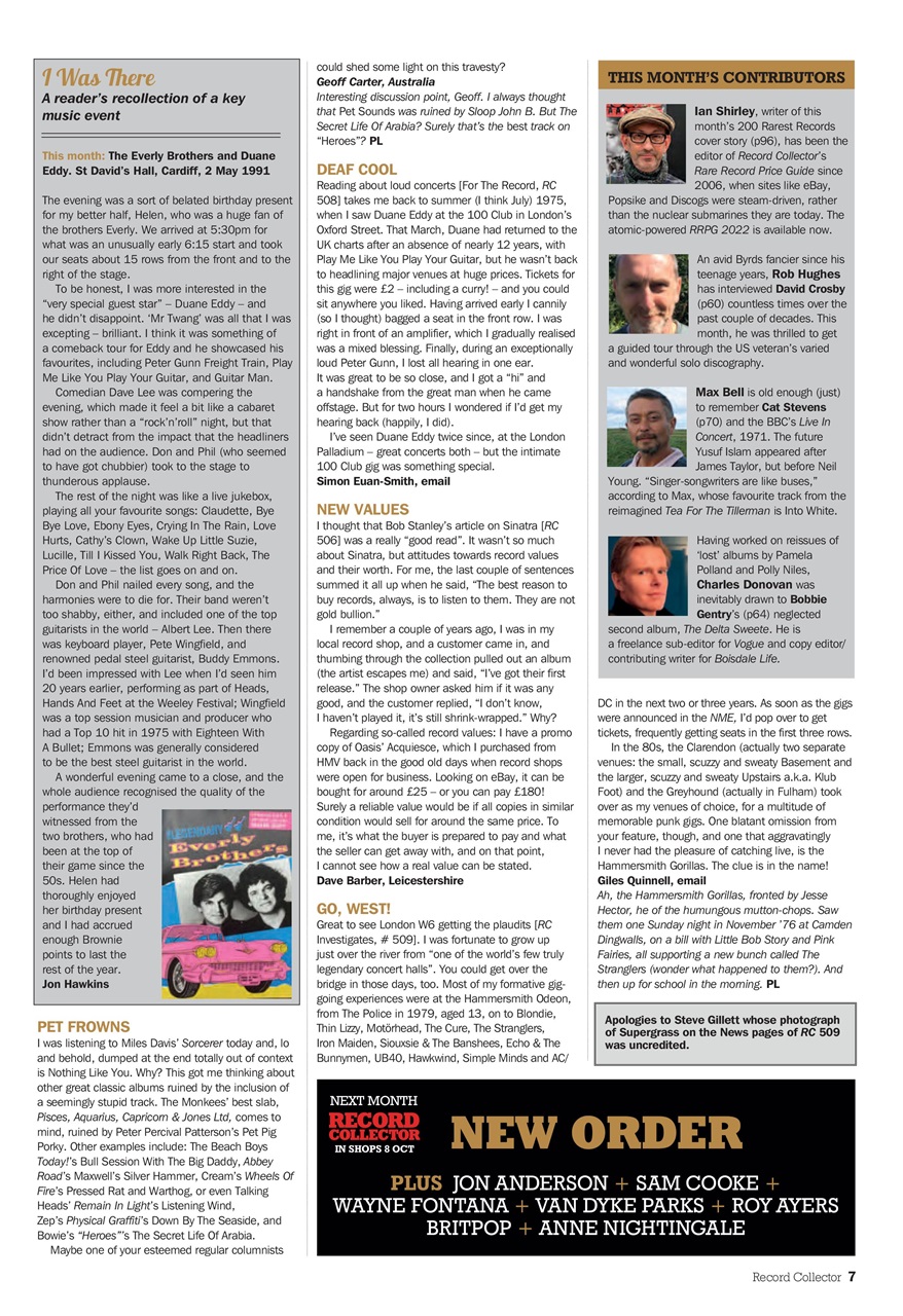 Record Collector Preview Pages