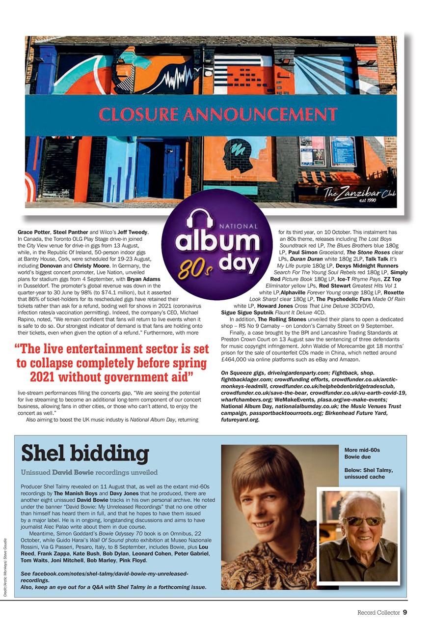 Record Collector Preview Pages