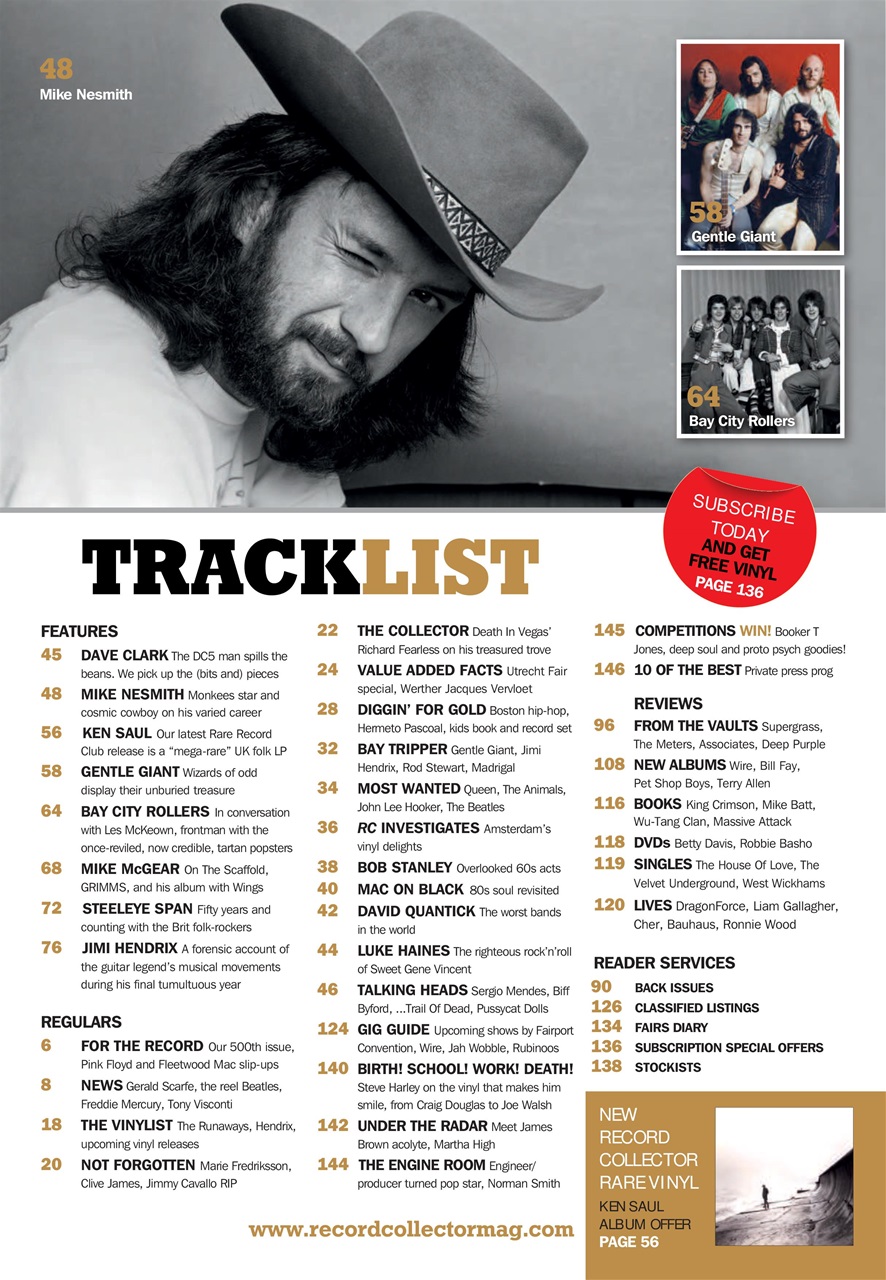 Record Collector Preview Pages