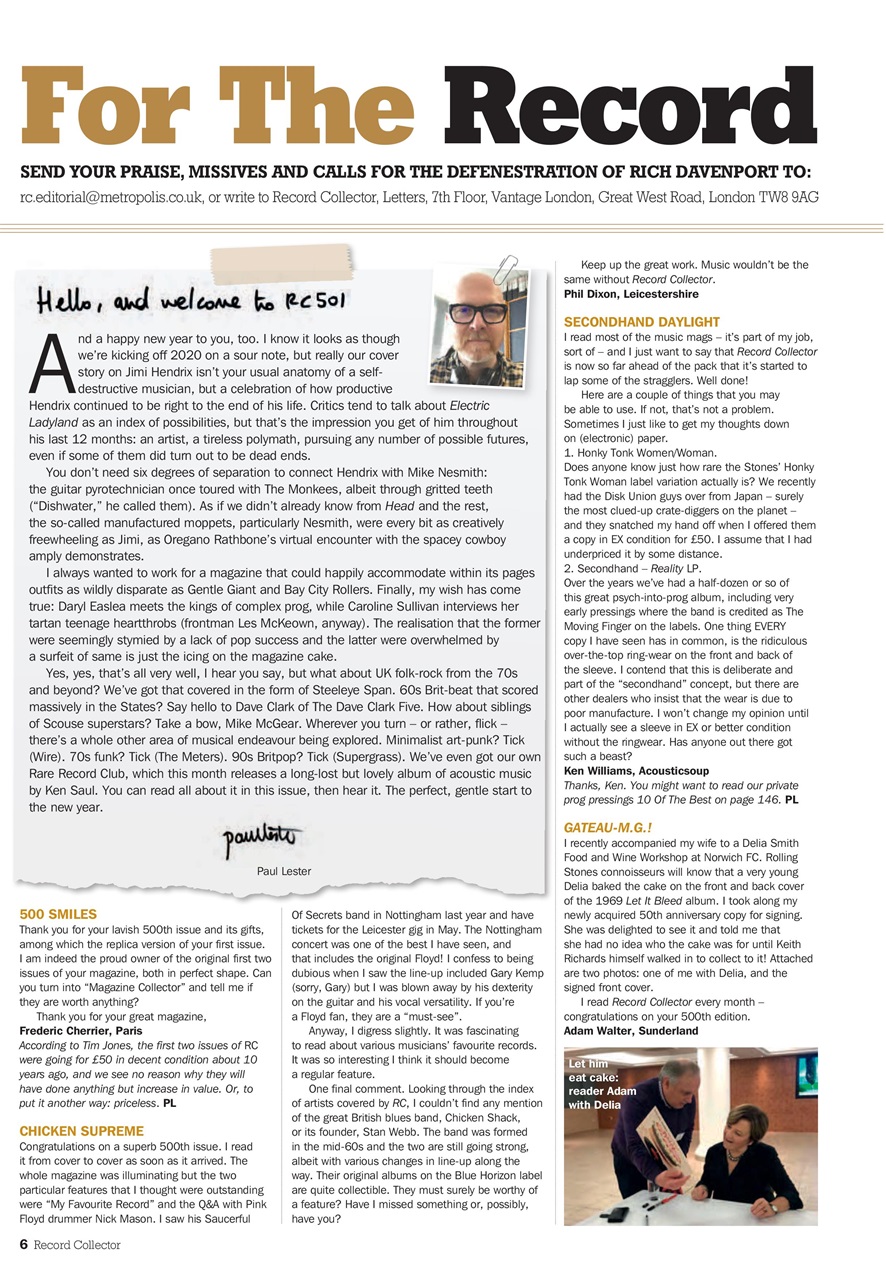 Record Collector Preview Pages