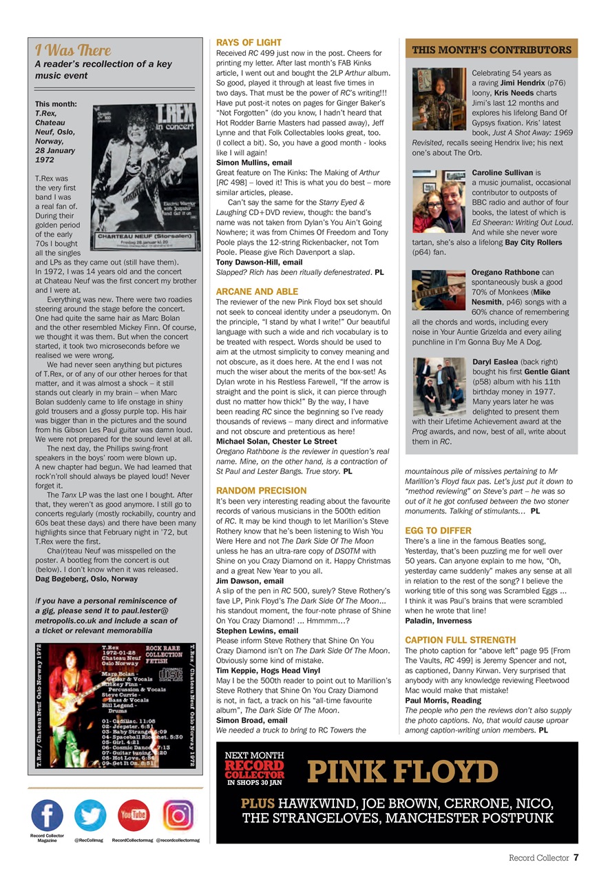 Record Collector Preview Pages