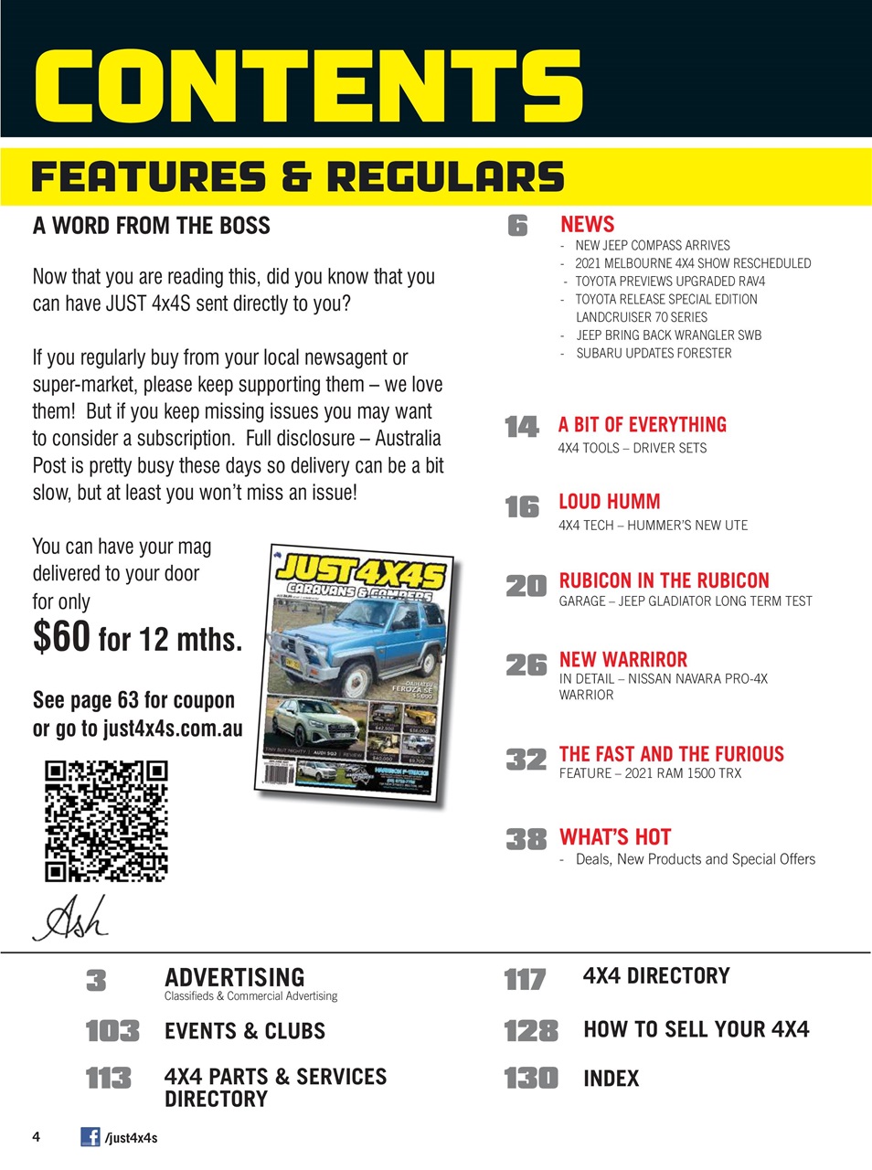 JUST 4X4S Preview Pages