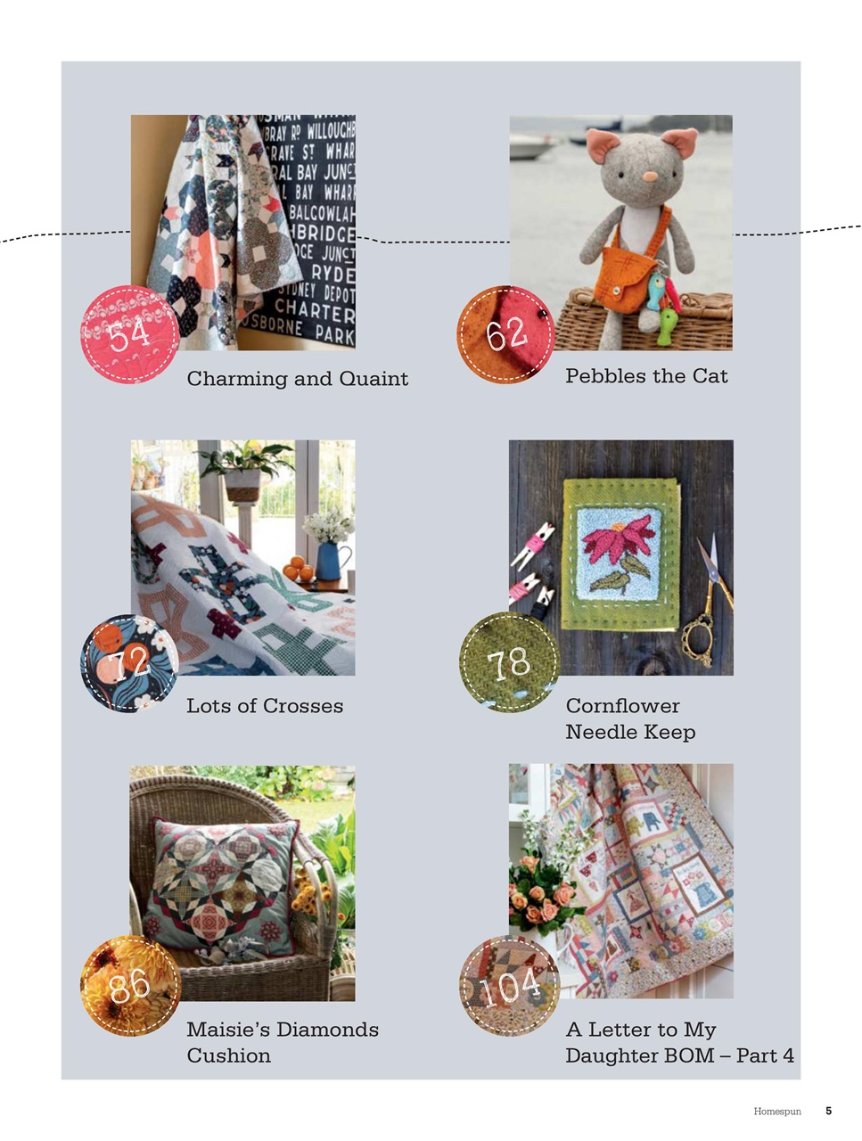 Homespun Preview Pages