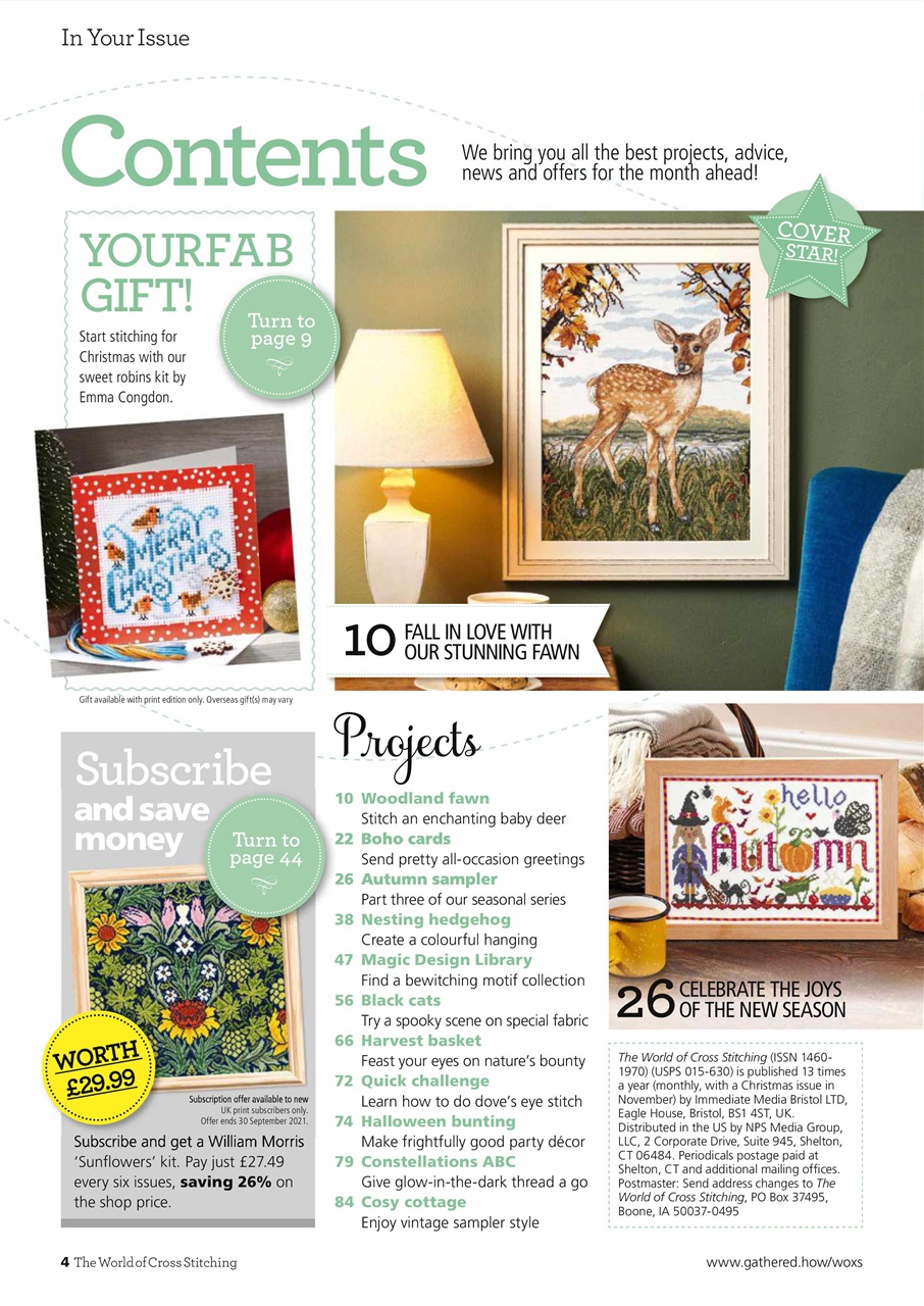 The World of Cross Stitching Preview Pages