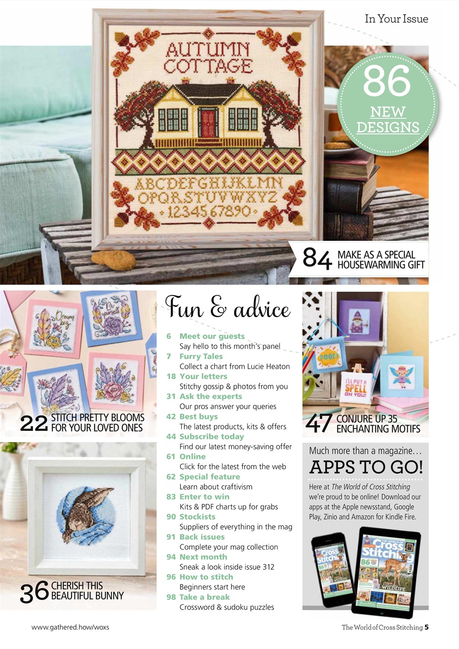 The World of Cross Stitching Preview Pages