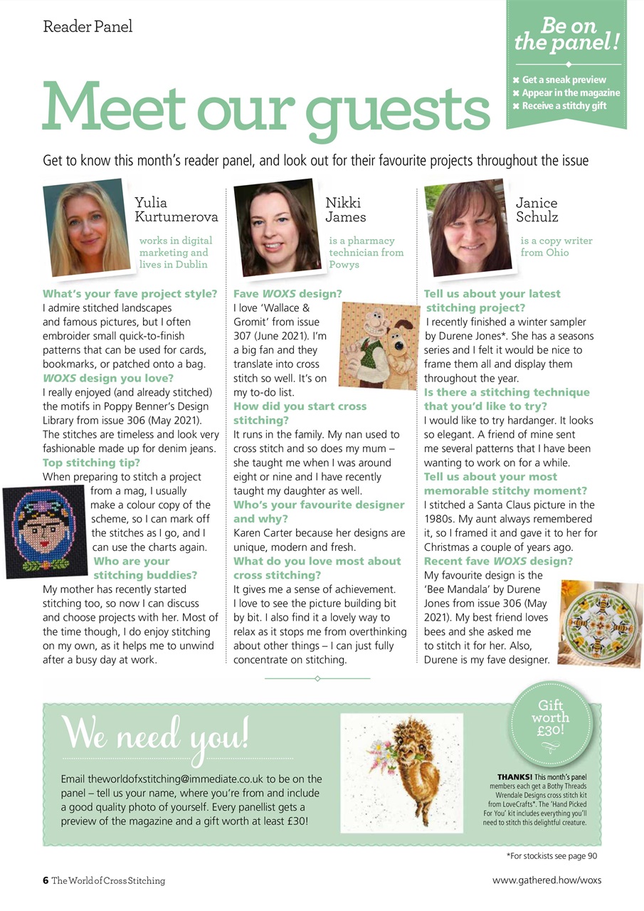 The World of Cross Stitching Preview Pages