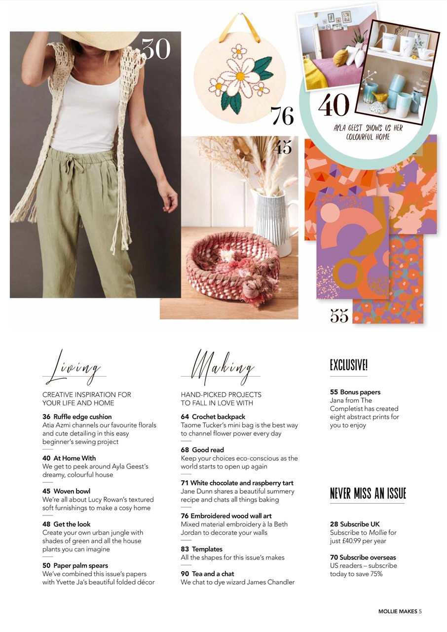Mollie magazine Preview Pages