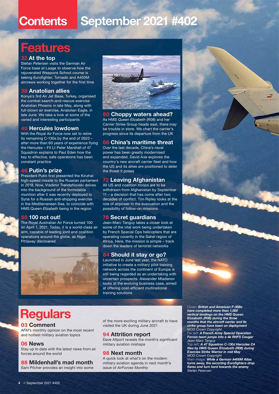 AirForces Monthly Preview Pages