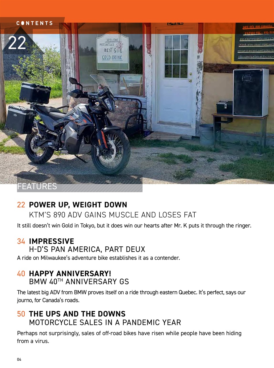 Cycle Canada Preview Pages