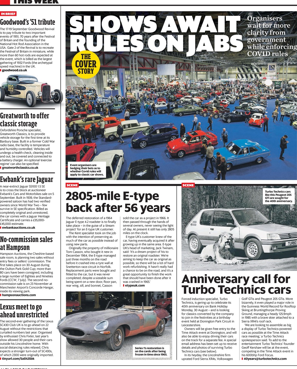 Classic Car Weekly Preview Pages