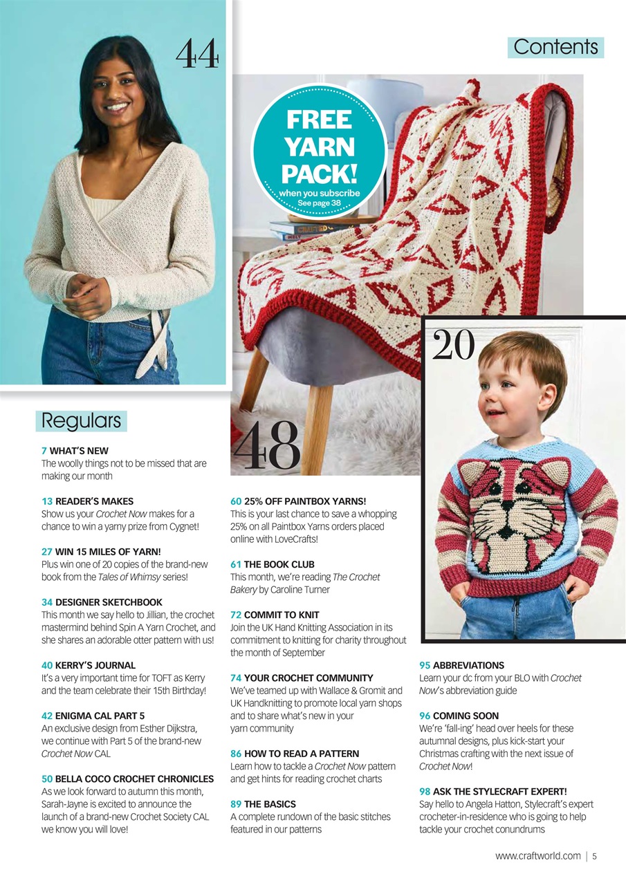 Crochet Now Magazine Preview Pages