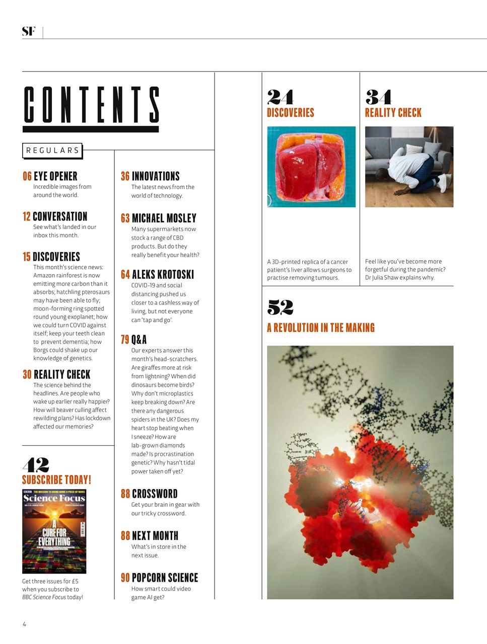 BBC Science Focus Magazine Preview Pages