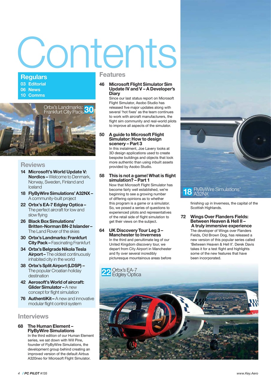 PC Pilot Preview Pages