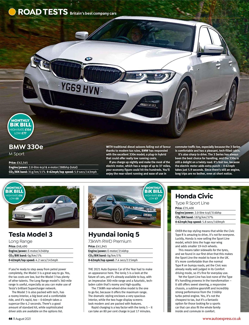 Auto Express Preview Pages