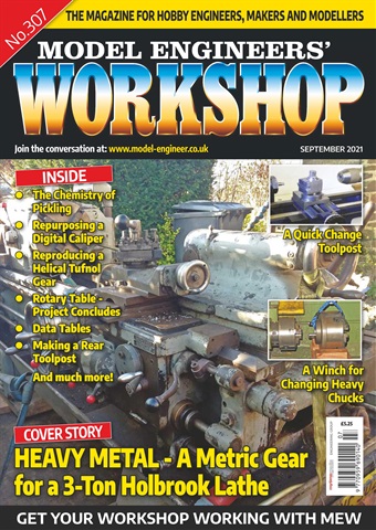 Model Engineer & Workshop Magazine issue September 2021