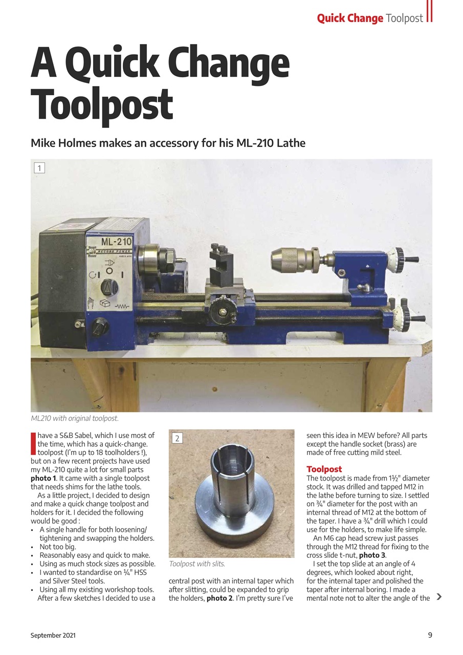 Model Engineer & Workshop Magazine Preview Pages