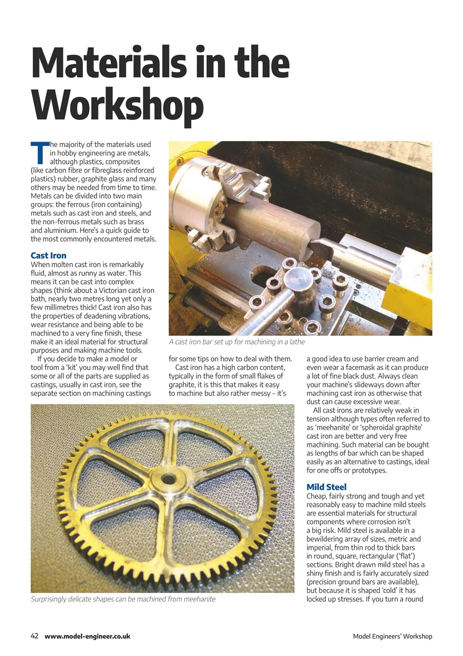 Model Engineer & Workshop Magazine Preview Pages