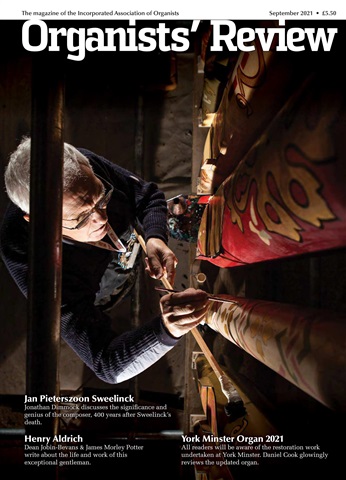 Organists' Review issue September 2021