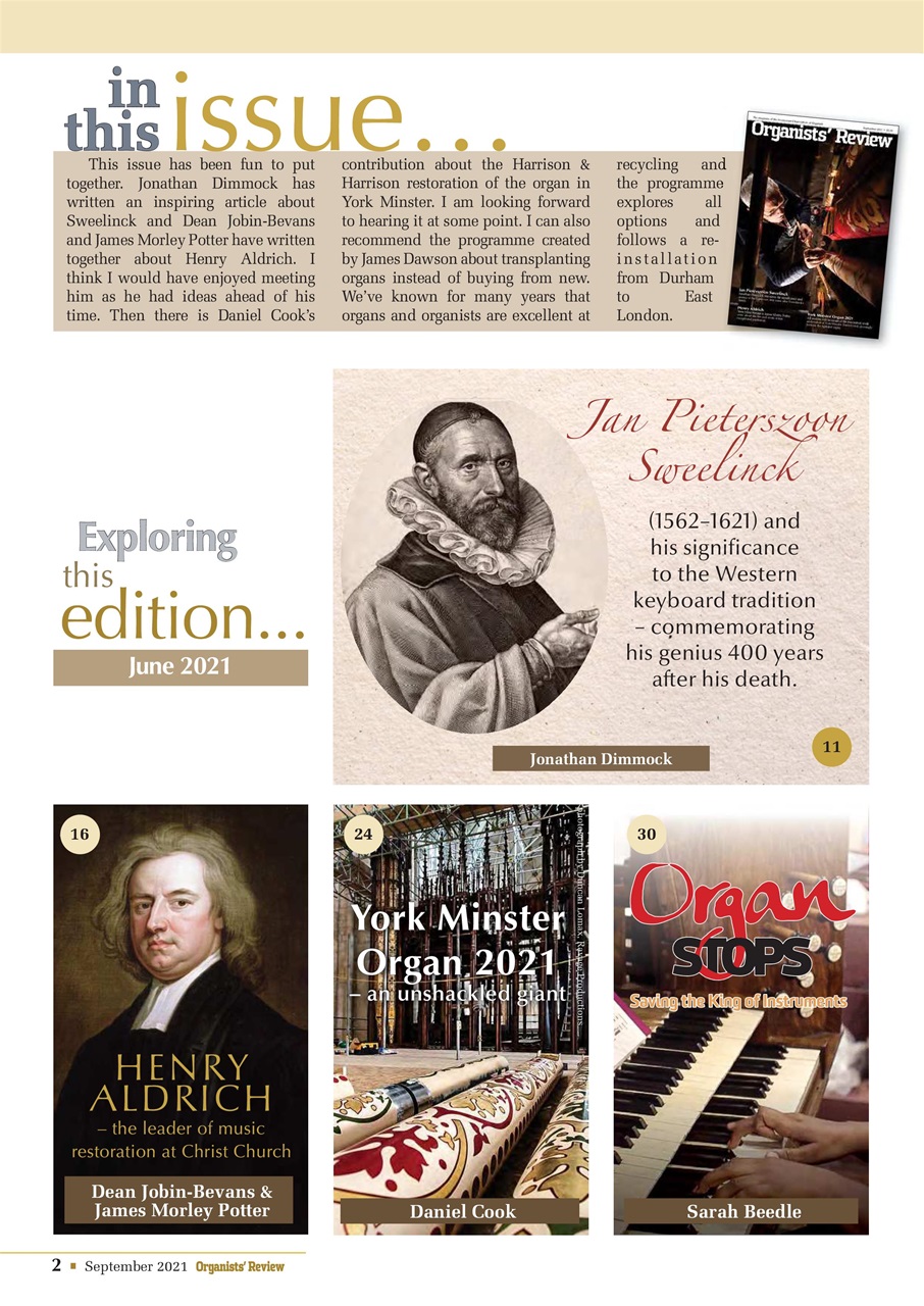 Organists' Review Preview Pages