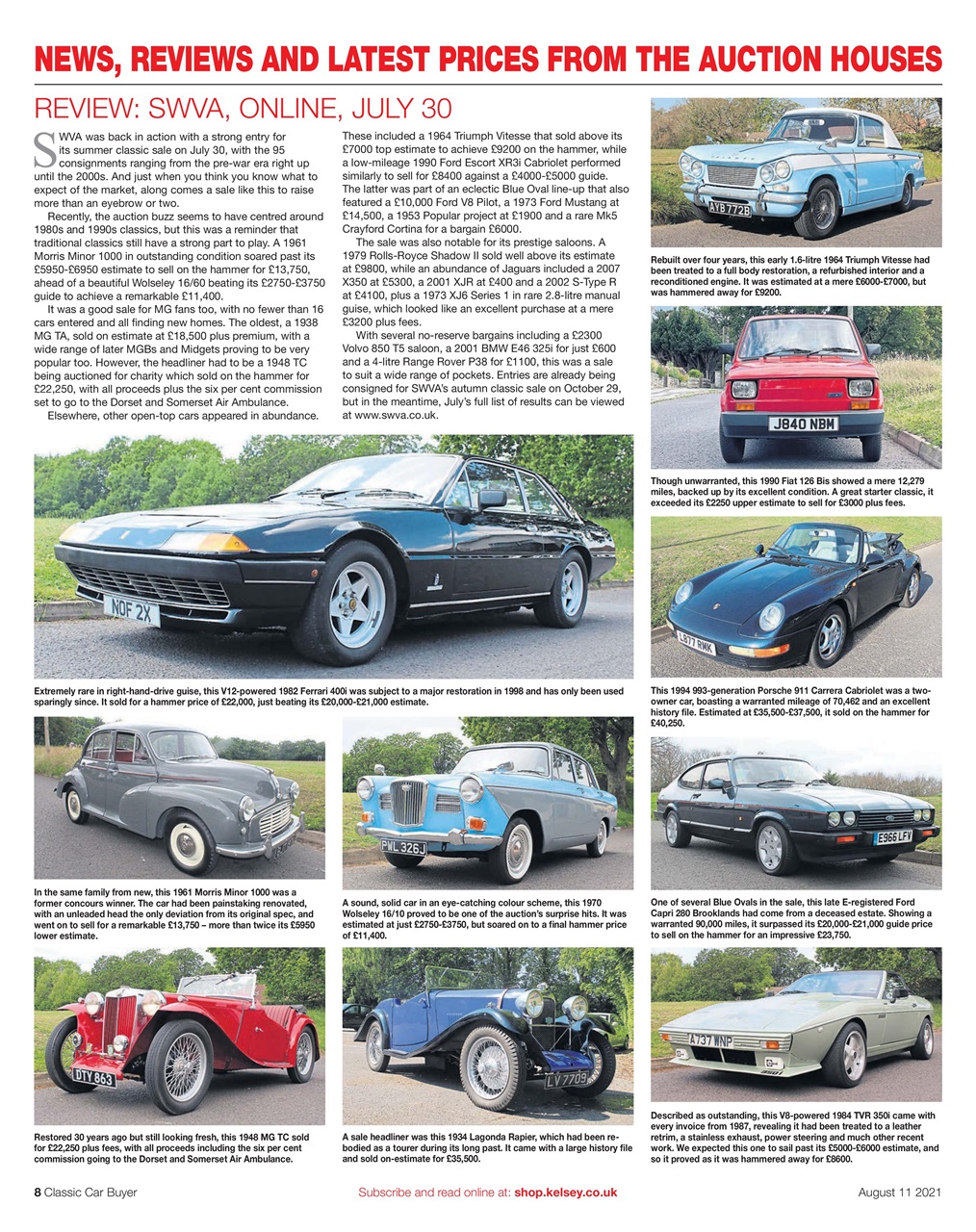 Classic Car Buyer Preview Pages