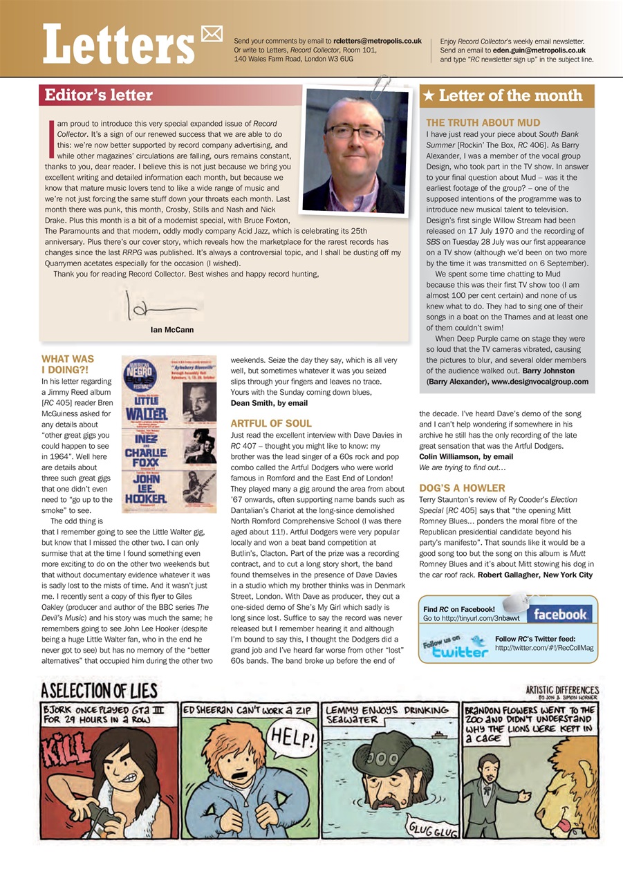 Record Collector Preview Pages