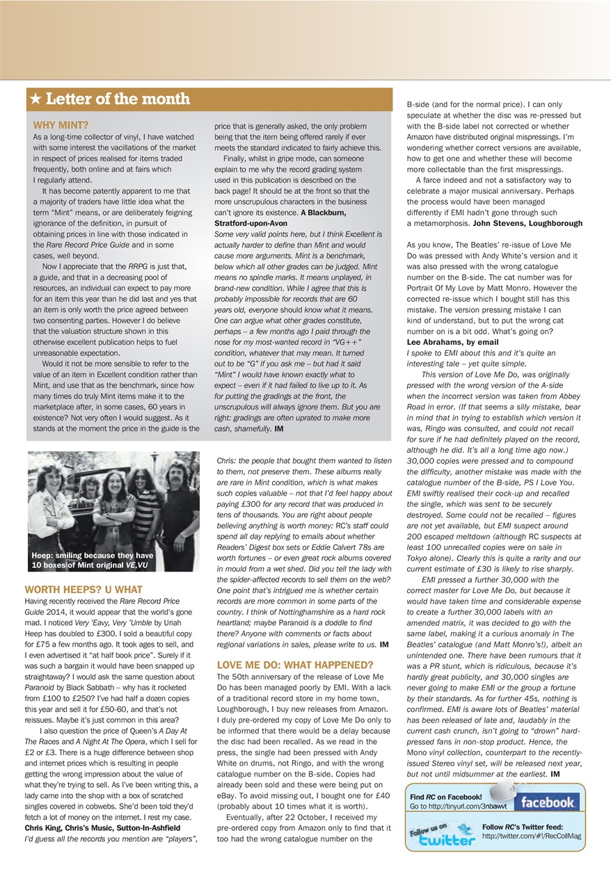 Record Collector Preview Pages