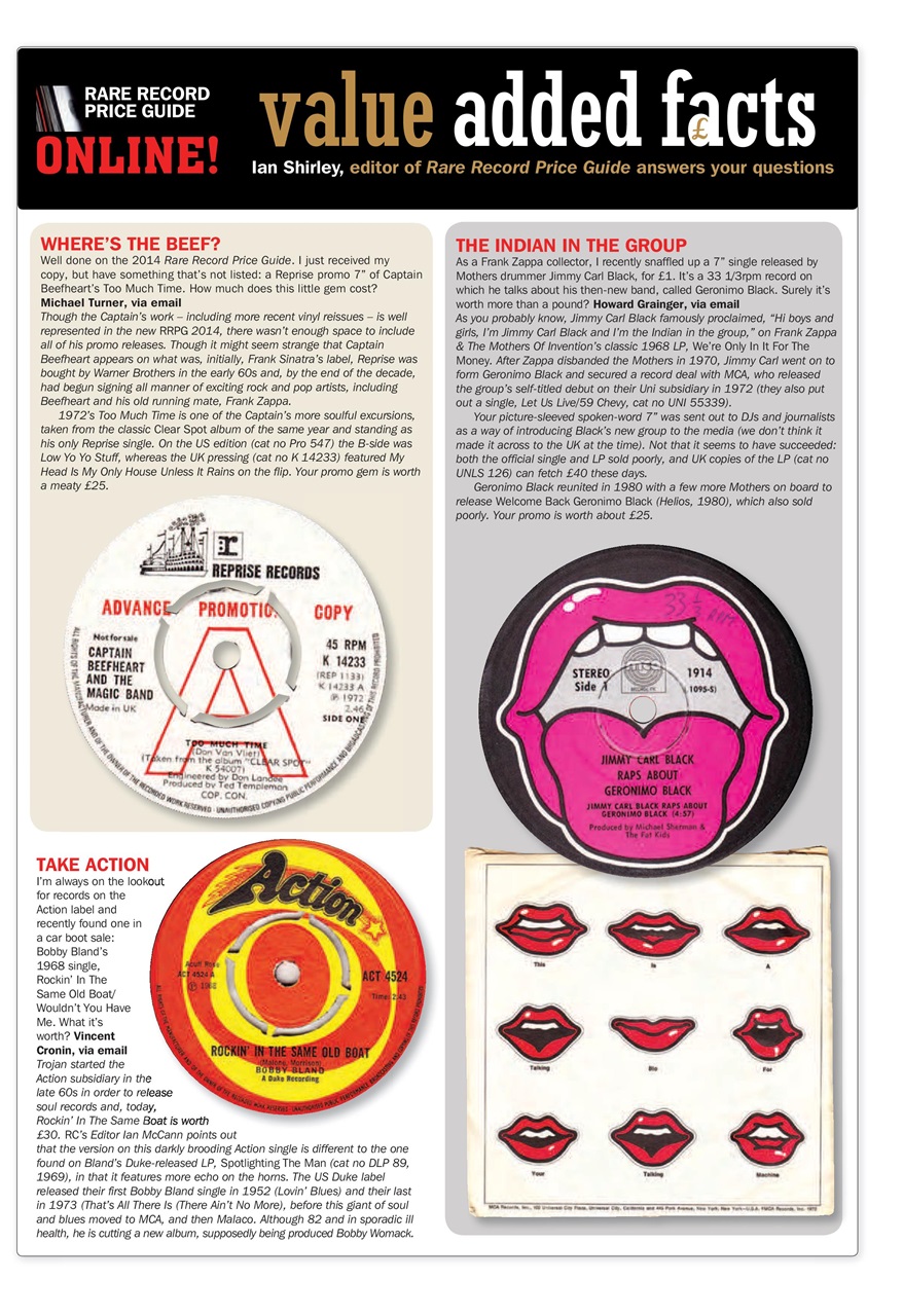 Record Collector Preview Pages