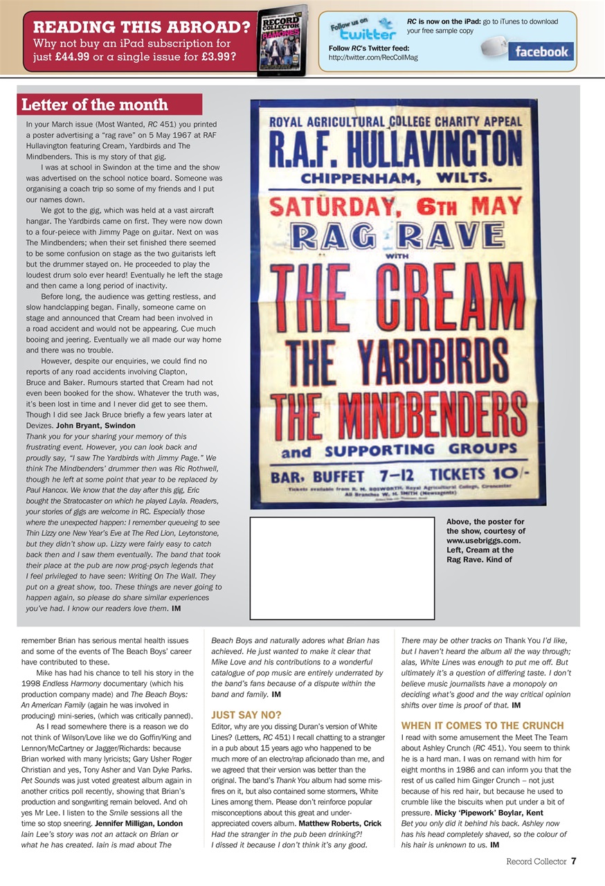 Record Collector Preview Pages