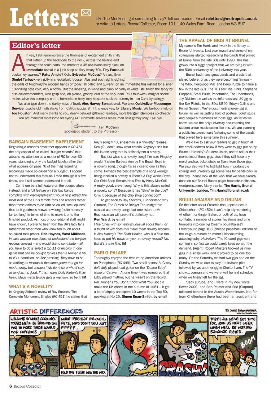 Record Collector Preview Pages