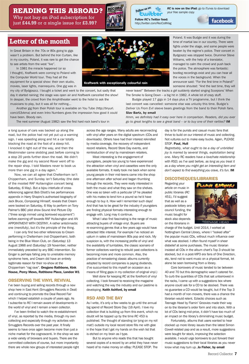 Record Collector Preview Pages