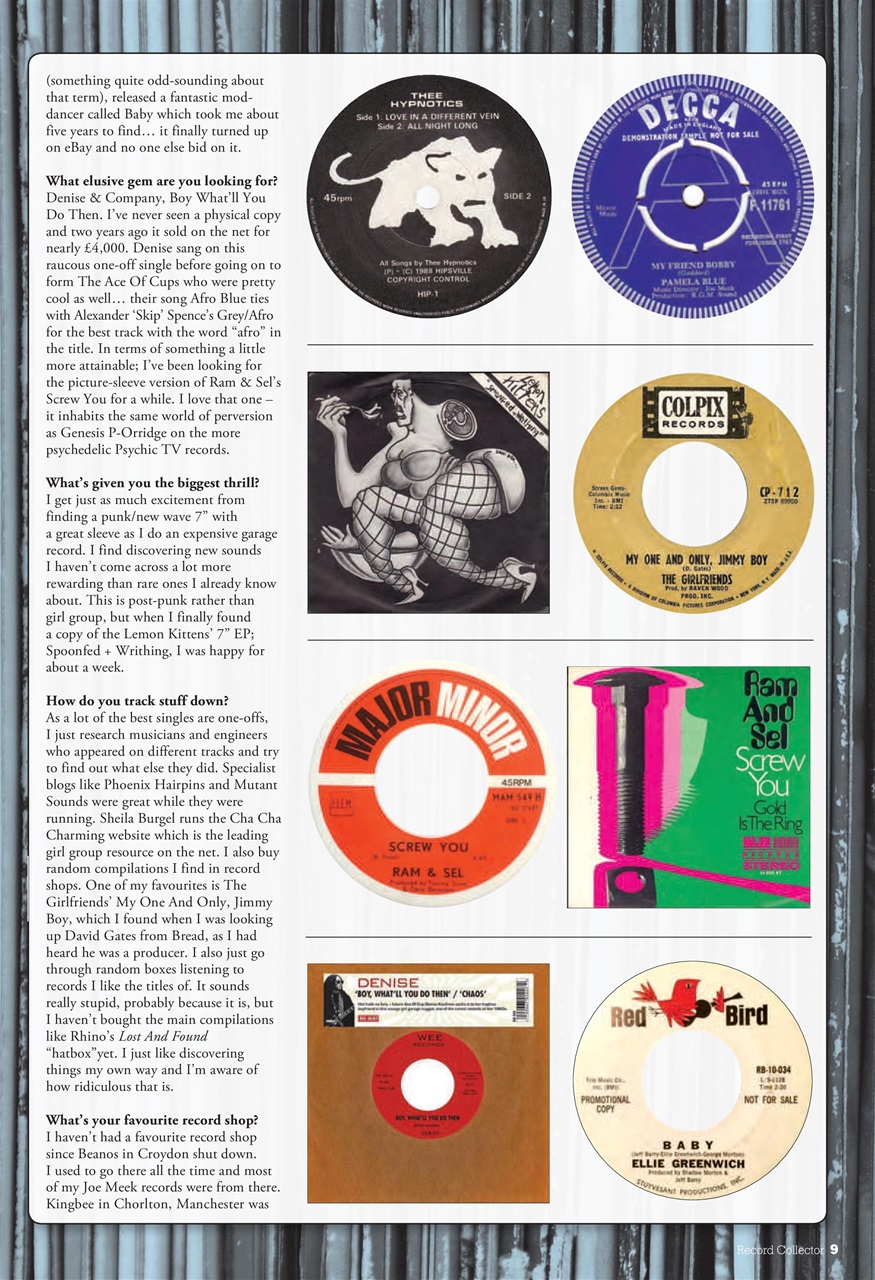 Record Collector Preview Pages