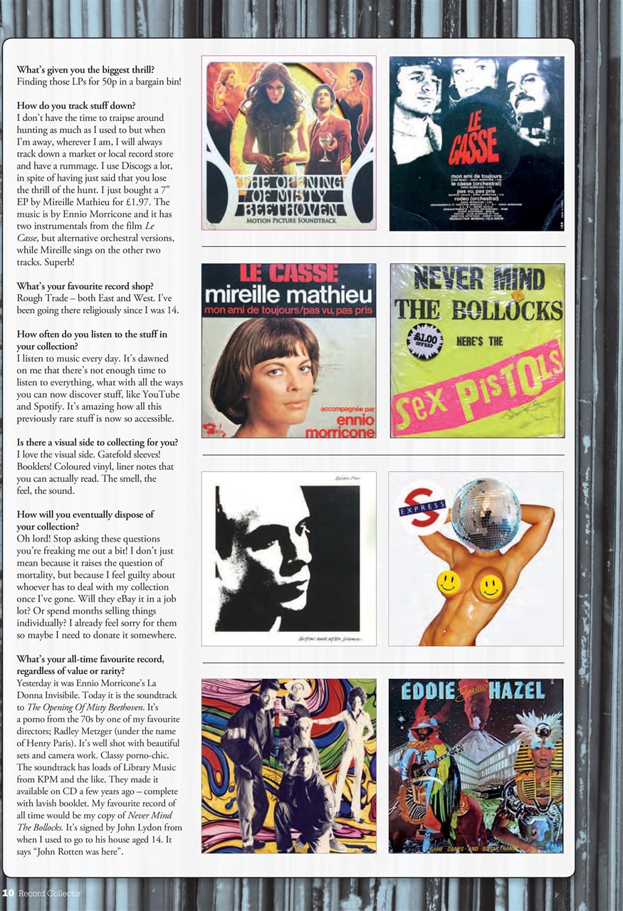 Record Collector Preview Pages